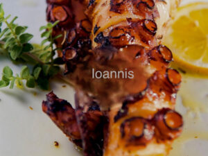 Grilled Octopus Grilled octopus with Yianni’s marinade.