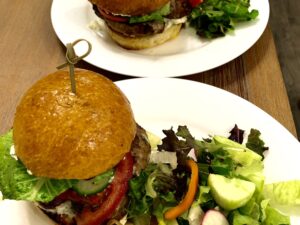 Cheeseburger  Greek traditional Burger cheddar cheese